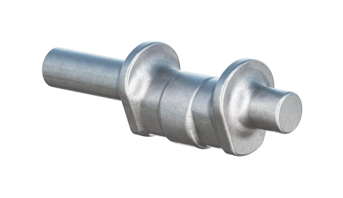 Crank shaft in stainless steel for hydrogen motor