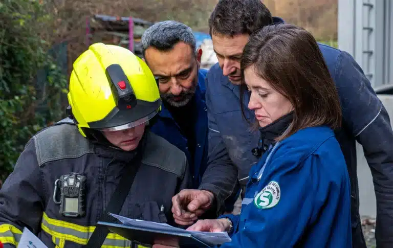 Fire exercise at Setforge Extrusion