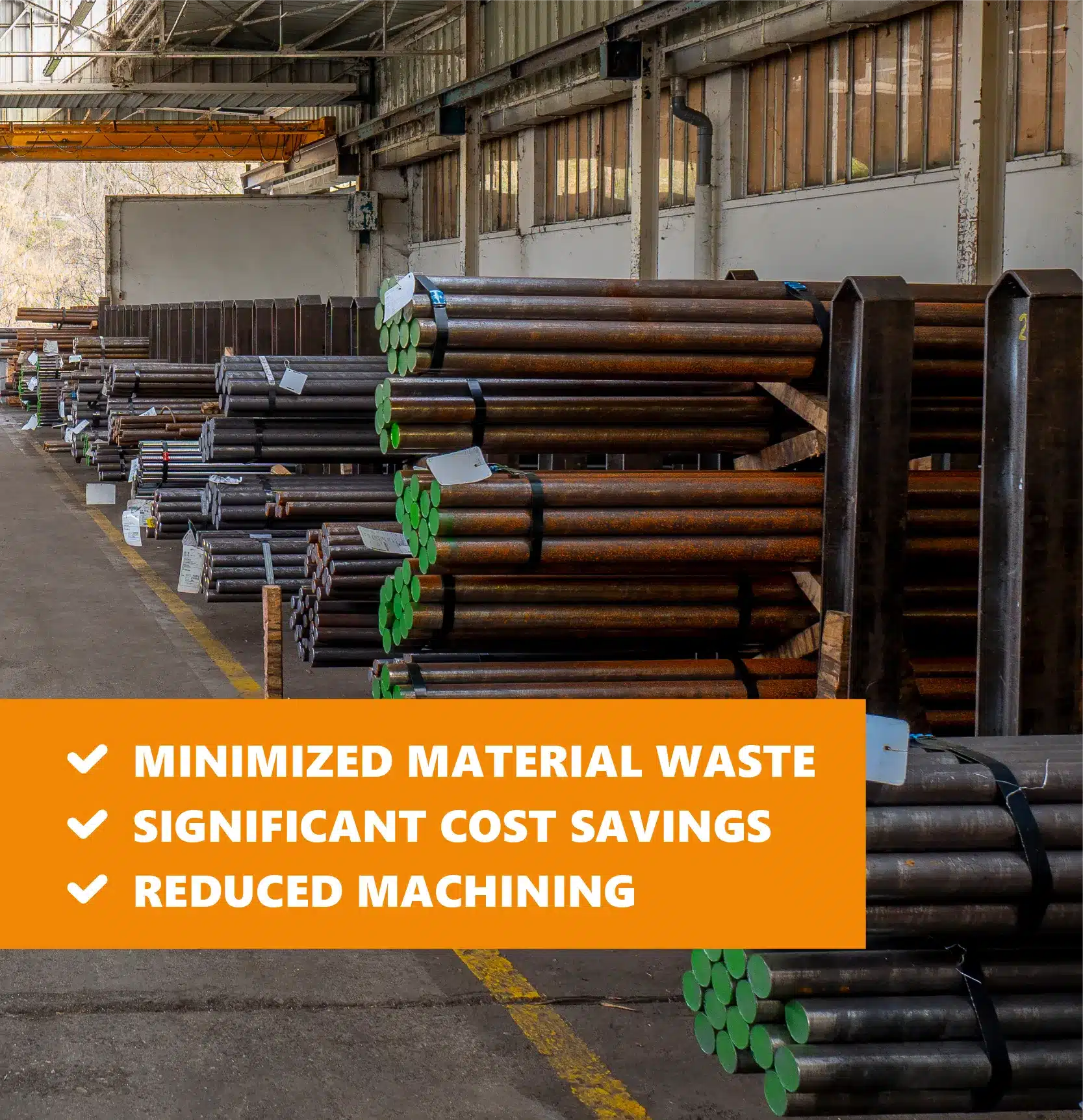 Optimized material usage