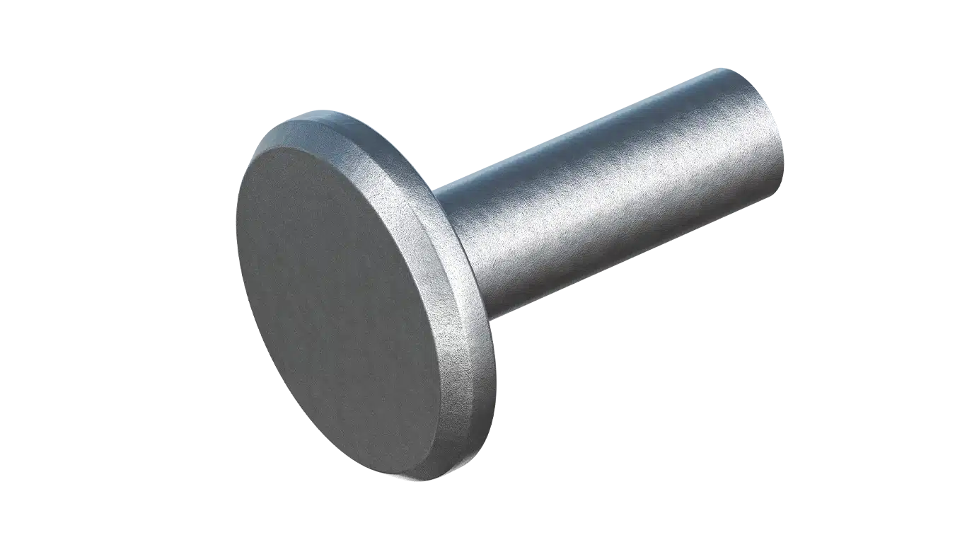 Piston in steel for hydrogen motor