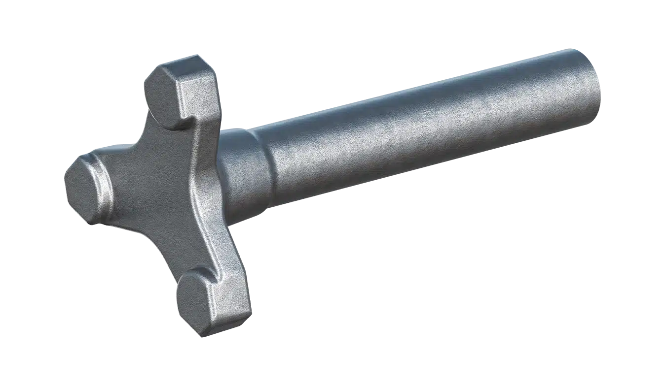 Forged axle shaft for automotive market