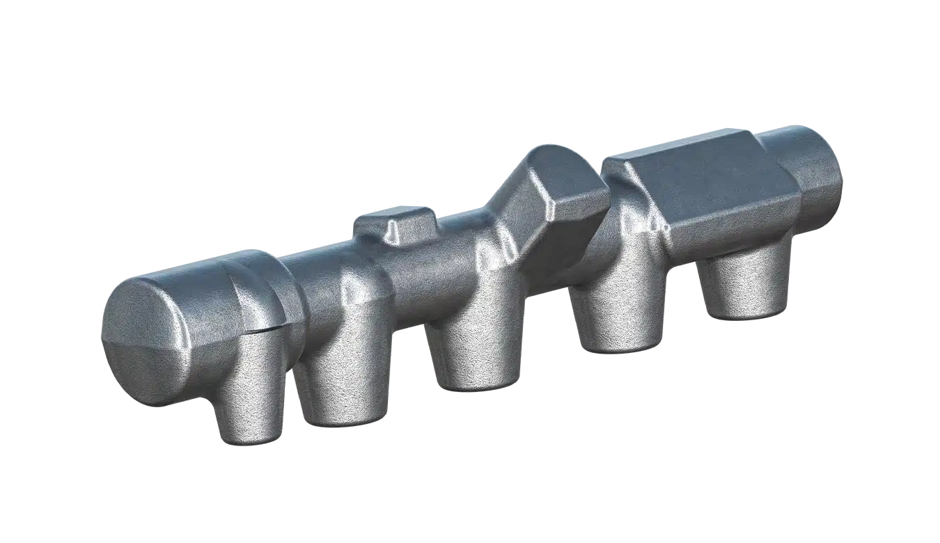 Forged common rail for automotive market