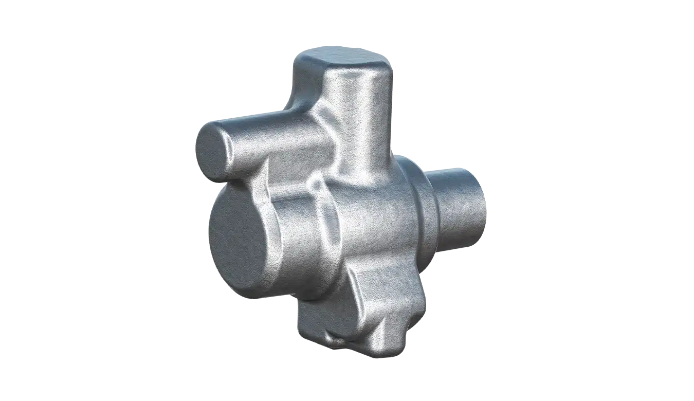 Forged cylinder head for automotive market