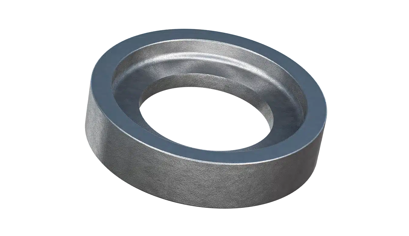 Forged e-ring gear for electric automotive or truck