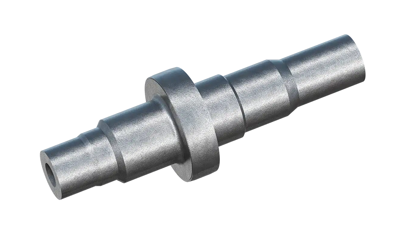 Flanged-Wheel-Shaft-2-TRUCKS Forged flanged wheel shaft for truck equipment