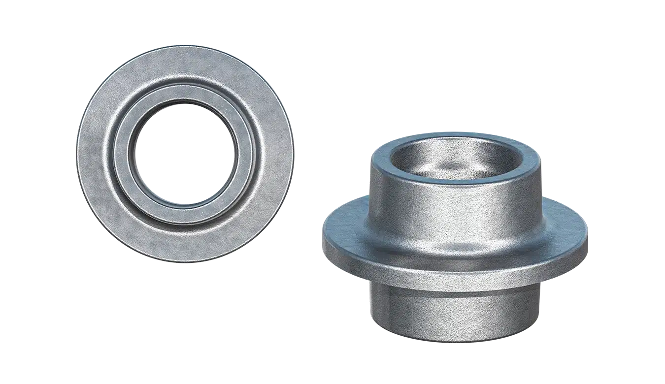 Forged main hub for automotive market
