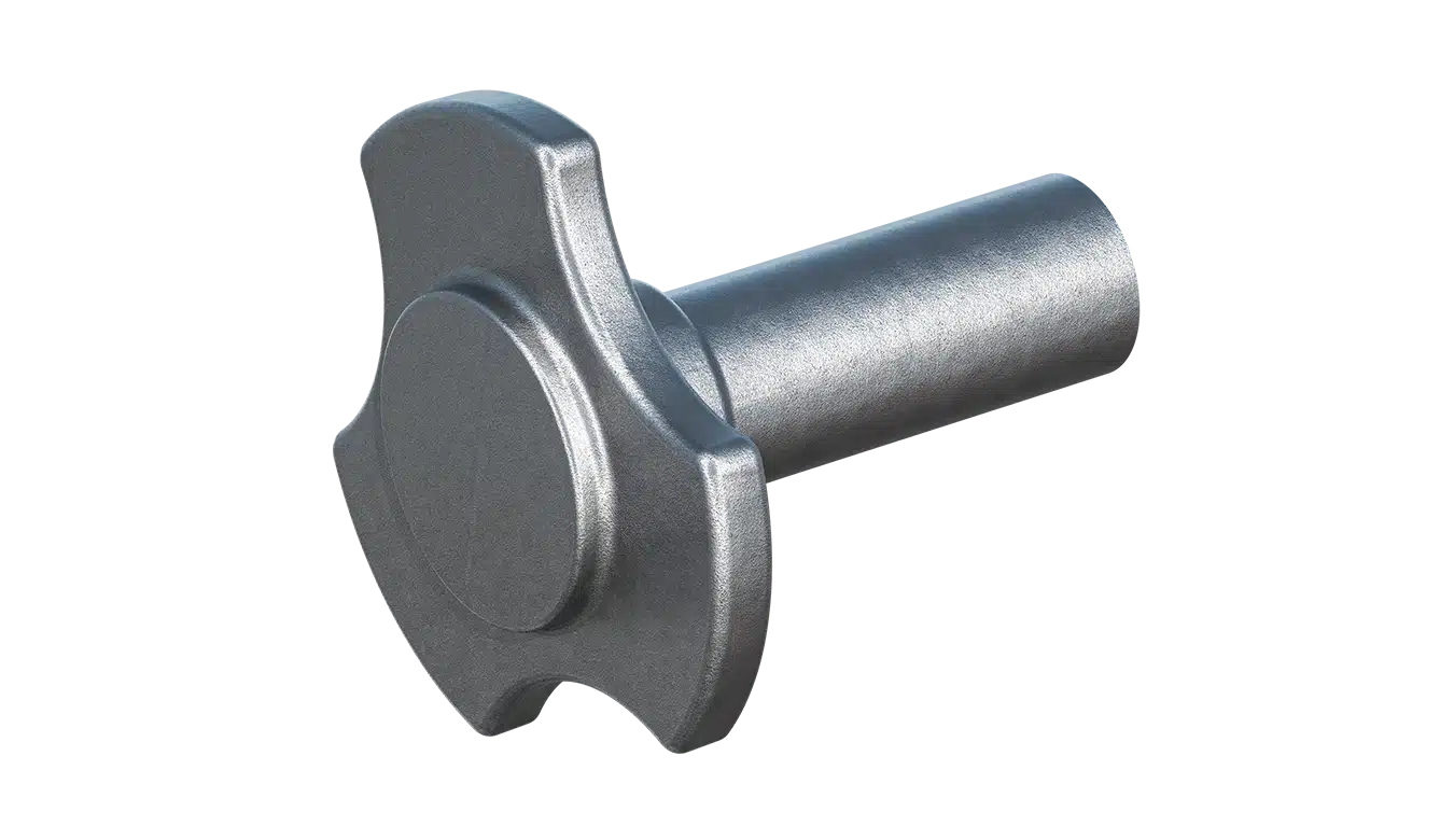 Forged output shaft for automotive market